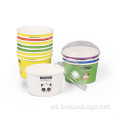 Tazas de papel de helado desechables 130-600ml